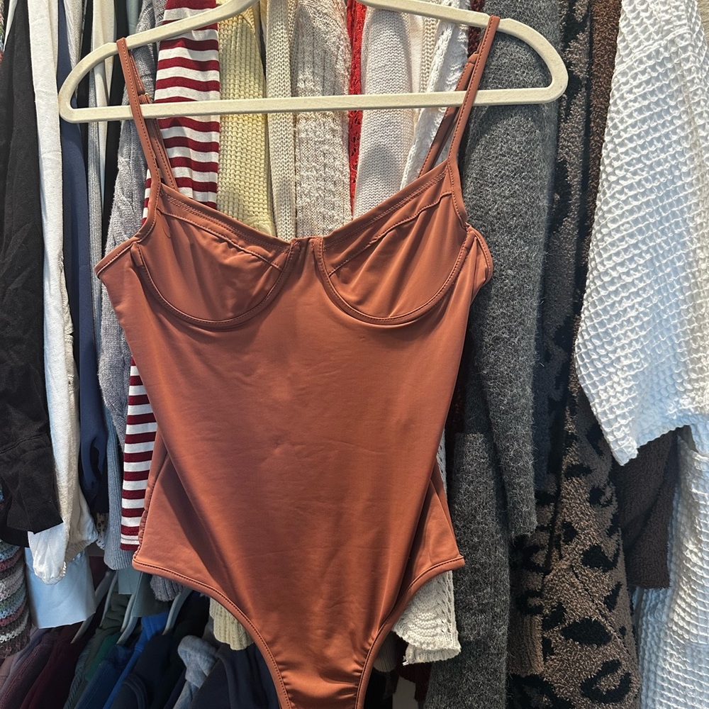 Dusty Rose Body Suite Tank - Size M